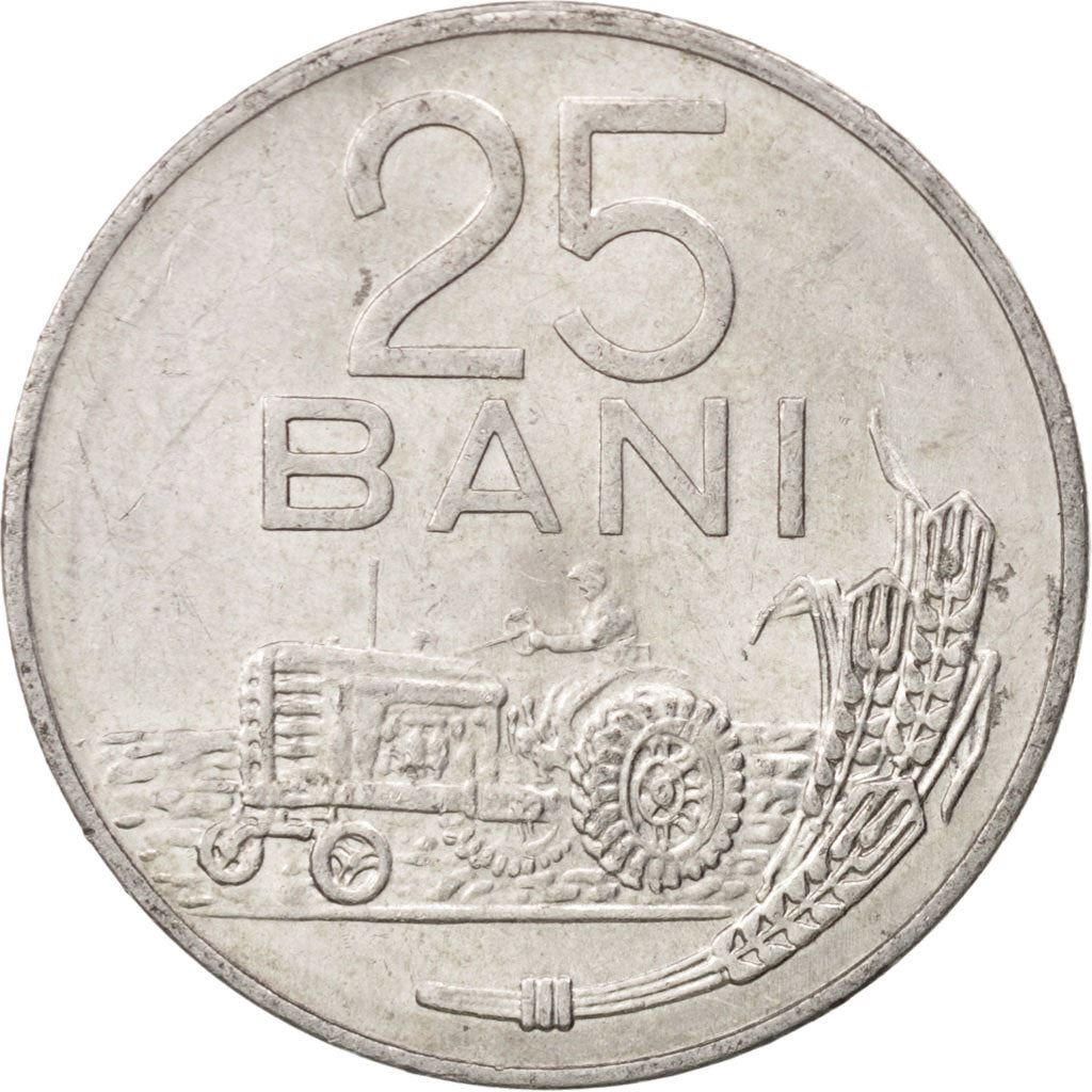 Romania Coin | 25 Bani | Tractor | KM94a | 1982