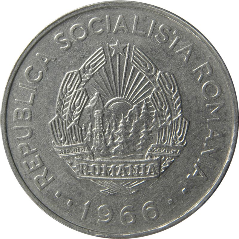 Romania Coin | 3 Lei | KM96 | 1966