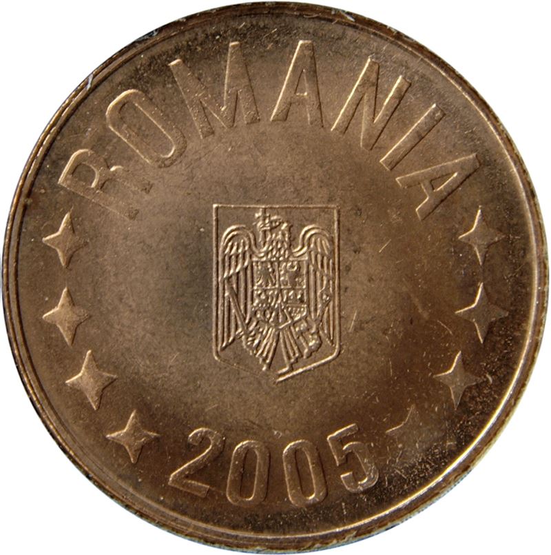 Romania Coin | 5 Bani | Eagle | KM190 | 2005 - 2017