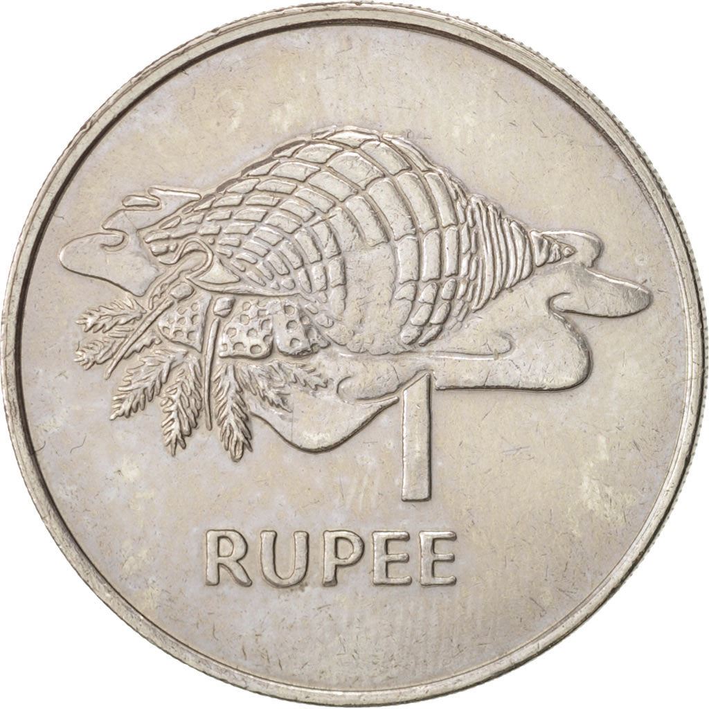 Seychelles | 1 Rupee Coin | Conch shell | Km:35 | 1977