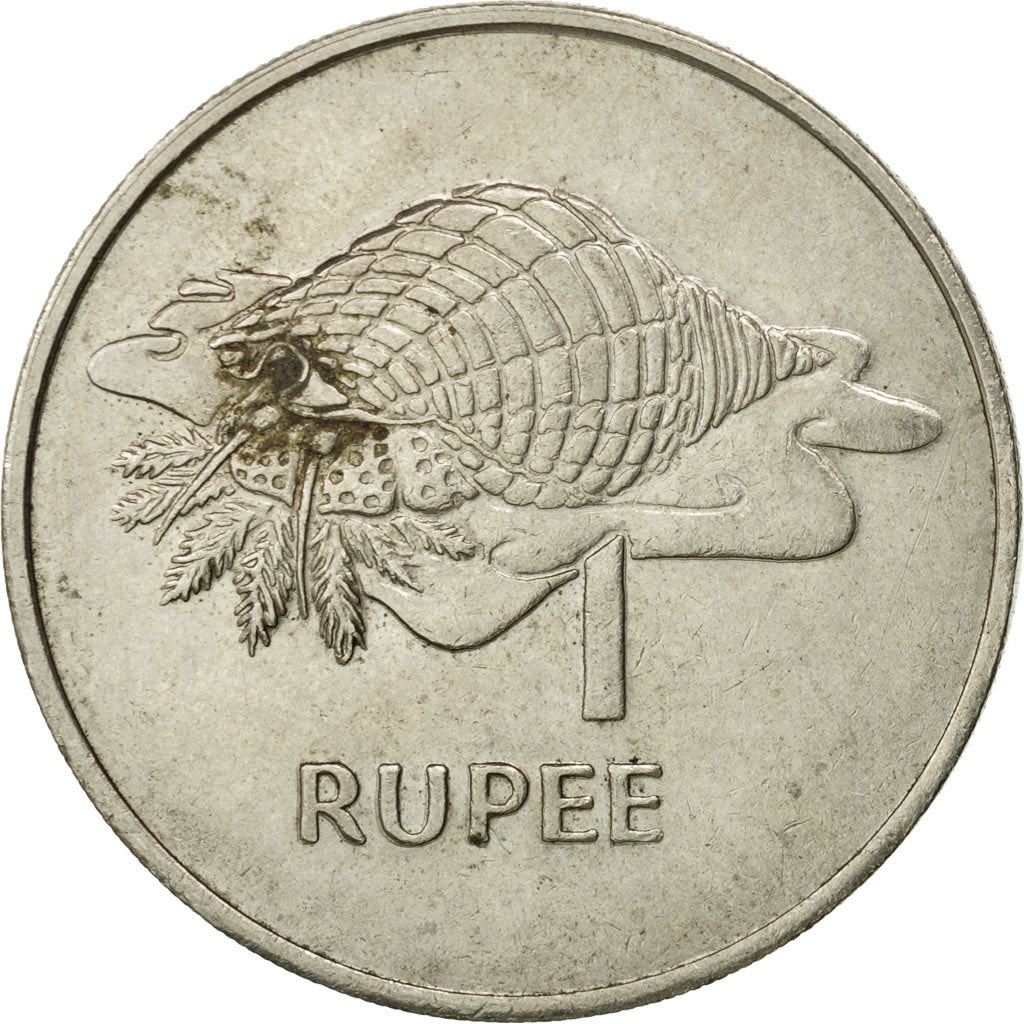 Seychelles | 1 Rupee Coin | Conch shell | Km:35 | 1977