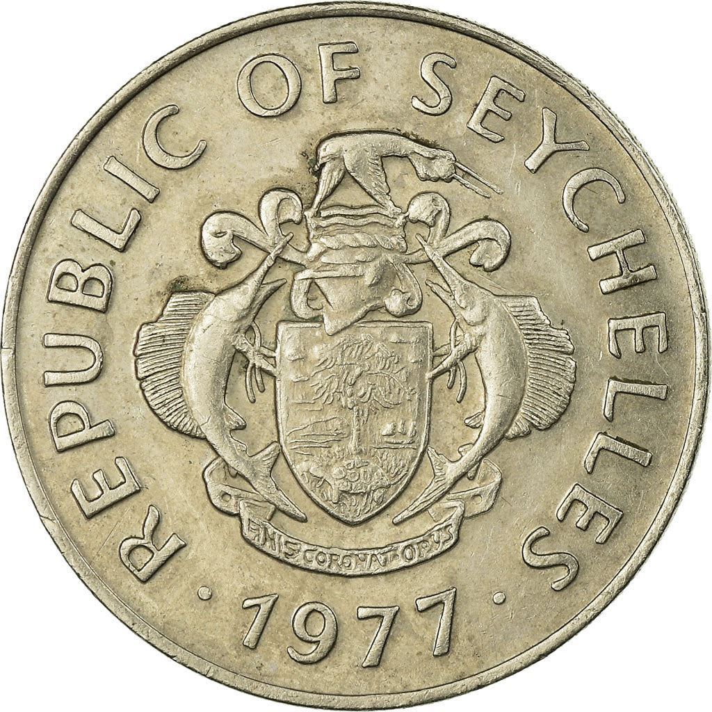 Seychelles | 1 Rupee Coin | Conch shell | Km:35 | 1977