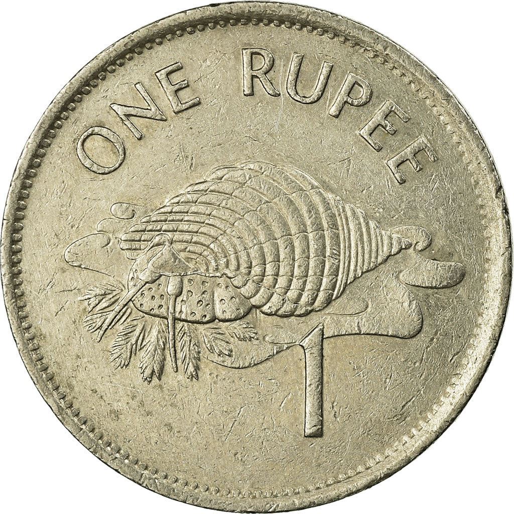 Seychelles | 1 Rupee Coin | Conch shell | Km:50 | 1992 - 1997