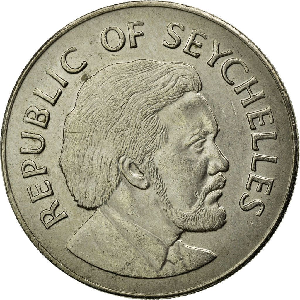 Seychelles | 1 Rupee Coin | James Mancham | Km:26 | 1976 - 1977