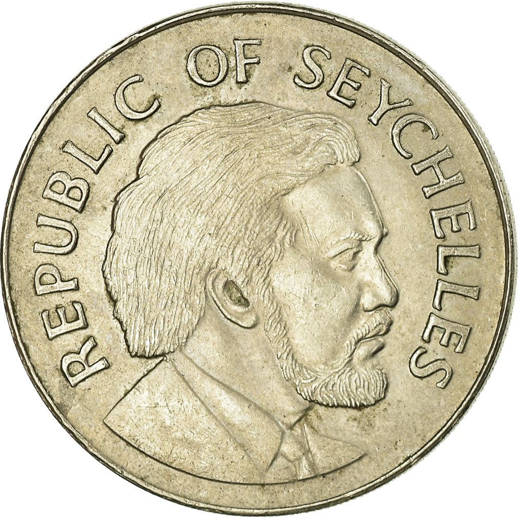 Seychelles | 1 Rupee Coin | James Mancham | Km:26 | 1976 - 1977