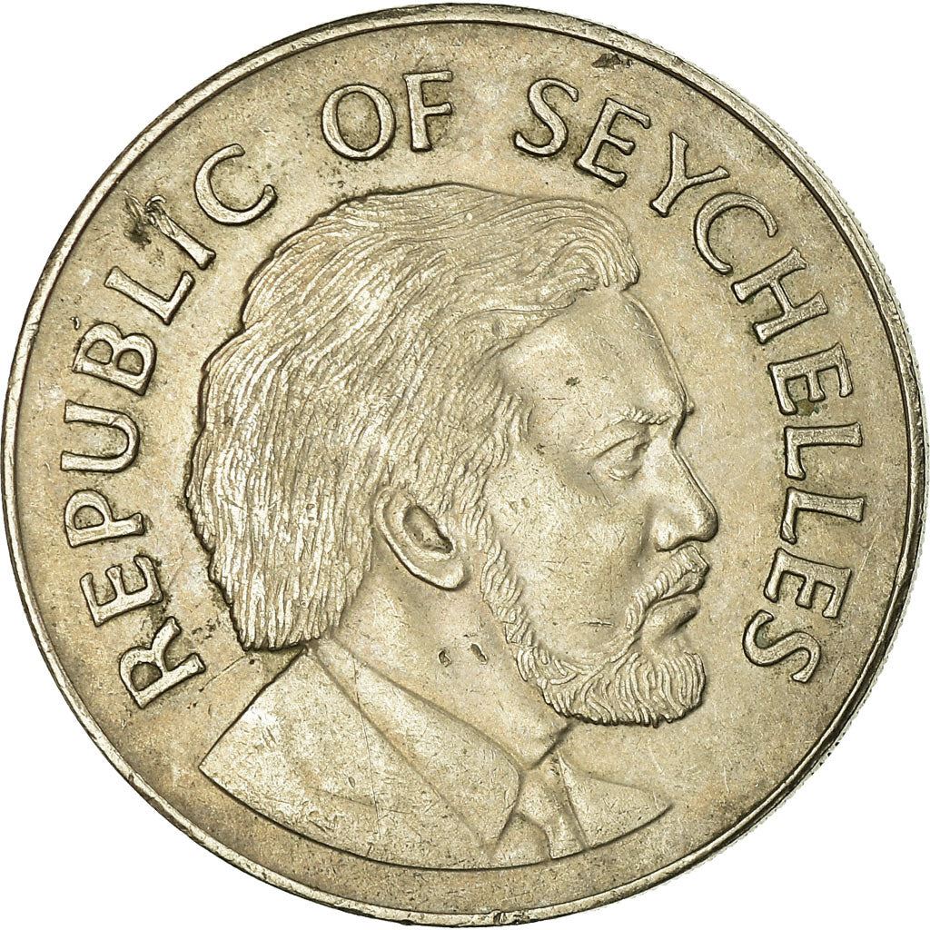 Seychelles | 1 Rupee Coin | James Mancham | Km:26 | 1976 - 1977