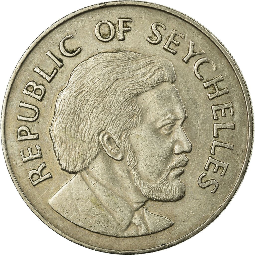 Seychelles | 1 Rupee Coin | James Mancham | Km:26 | 1976 - 1977