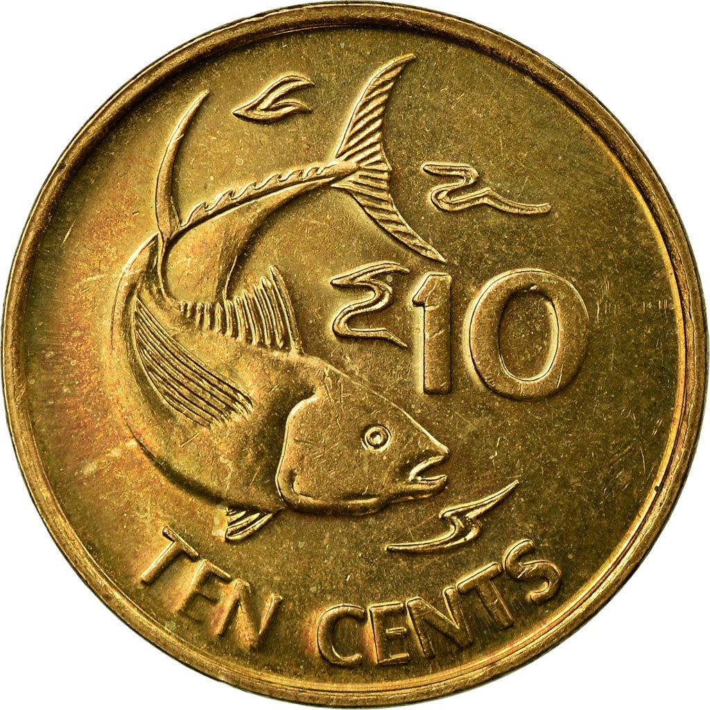 Seychelles | 10 Cents Coin | Fish | Km:48A | 2007 - 2012