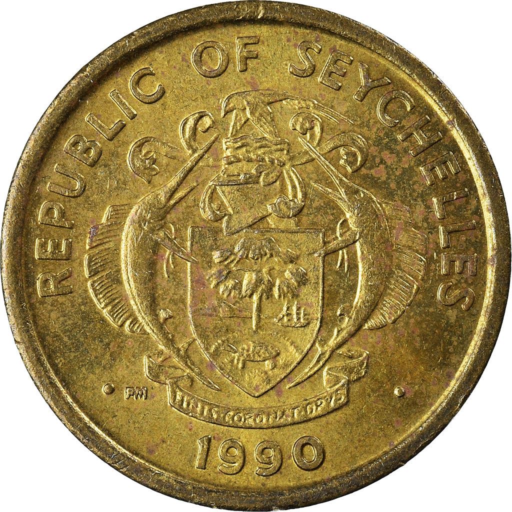 Seychelles | 10 Cents Coin | Tuna fish | Km:48.1 | 1982 - 2003