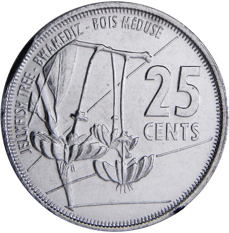 Seychelles | 25 Cents Coin | Jellyfish Tree | Km:179 | 2016 - 2021