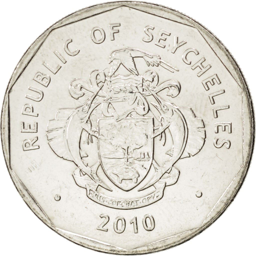 Seychelles | 5 Rupees Coin | Palm tree | Km:51.1 | 1982 - 2010