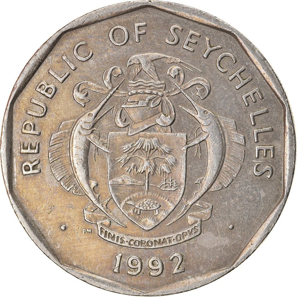 Seychelles | 5 Rupees Coin | Palm tree | Km:51.1 | 1982 - 2010