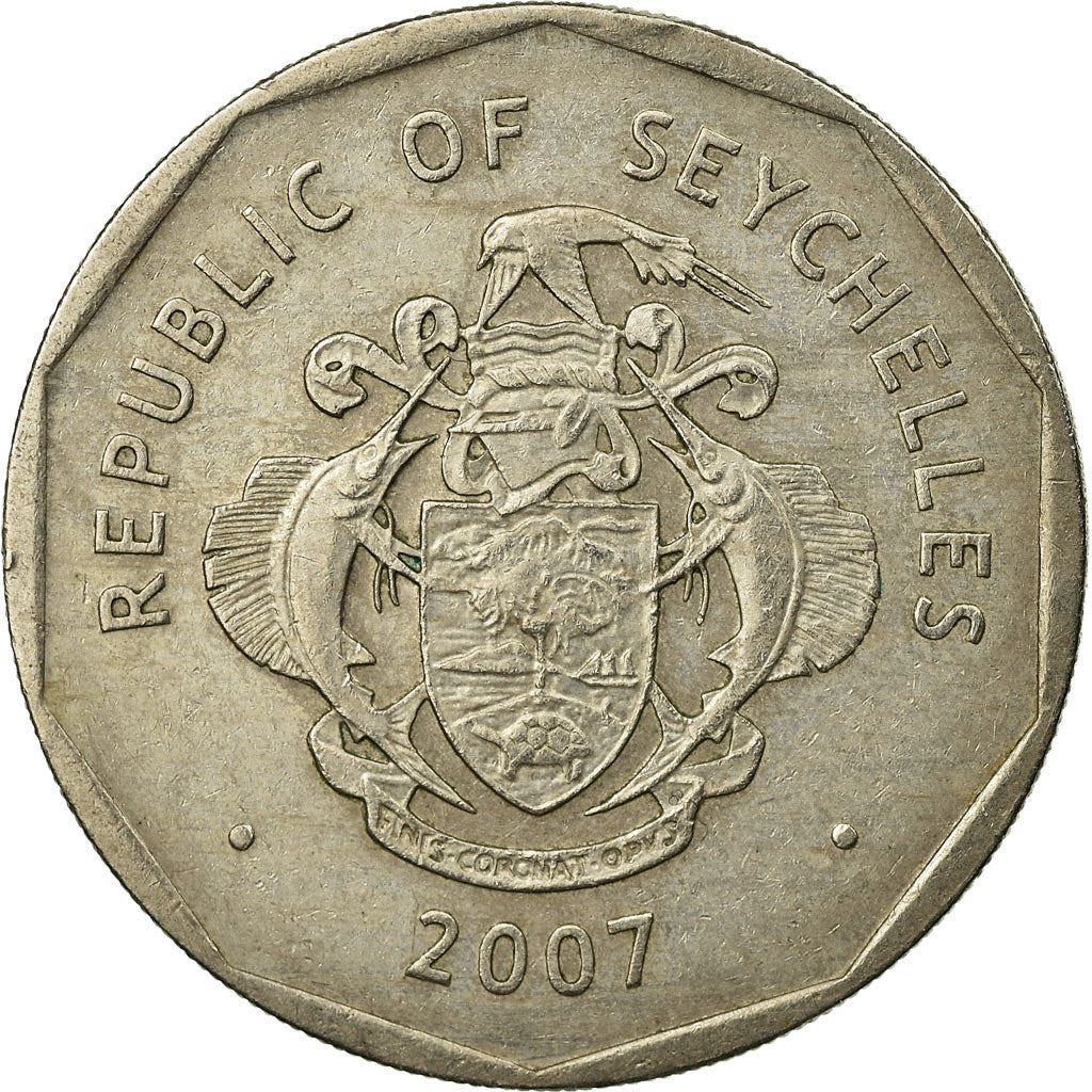 Seychelles | 5 Rupees Coin | Palm tree | Km:51.1 | 1982 - 2010