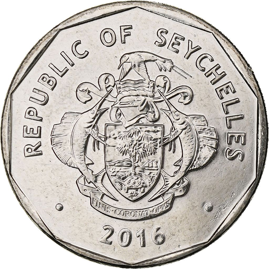 Seychelles | 5 Rupees Coin | Pitcher Plant | Km:181 | 2016