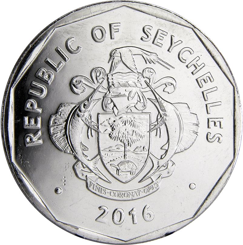 Seychelles | 5 Rupees Coin | Pitcher Plant | Km:181 | 2016