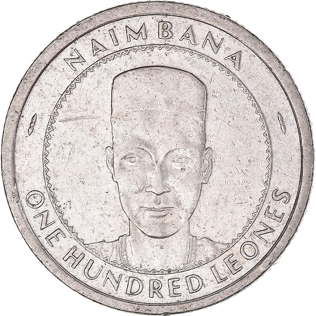 Sierra Leone | 100 Leones Coin | Cocoa Fruit | Naimbana II | Km:46 | 1996 - 2017