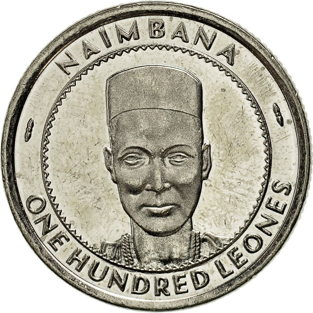 Sierra Leone | 100 Leones Coin | Cocoa Fruit | Naimbana II | Km:46 | 1996 - 2017