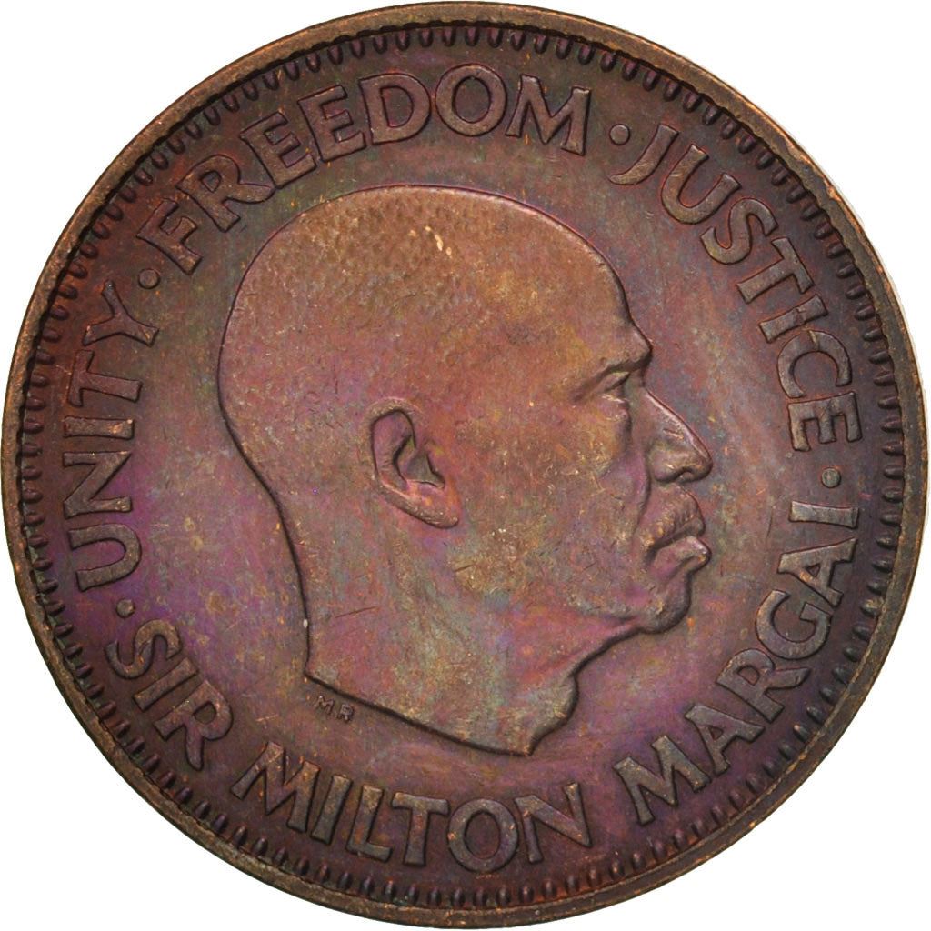 Sierra Leone 1/2 Cent Coin | Sir Milton Margai | Fish | KM16 | 1964