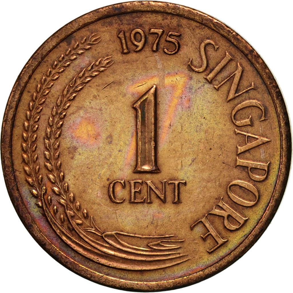 Singapore | 1 Cent Coin | non-magnetic | KM1 | 1967 - 1984 | Bronze