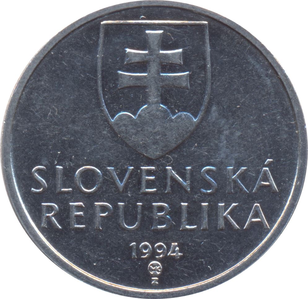 Slovakia 5 Korun Coin | Celtic coin of Biatec | KM14 | 1993 - 2008