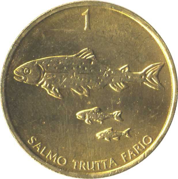 Slovenia 1 Tolar | Brown Trout | KM4 | 1992 - 2006