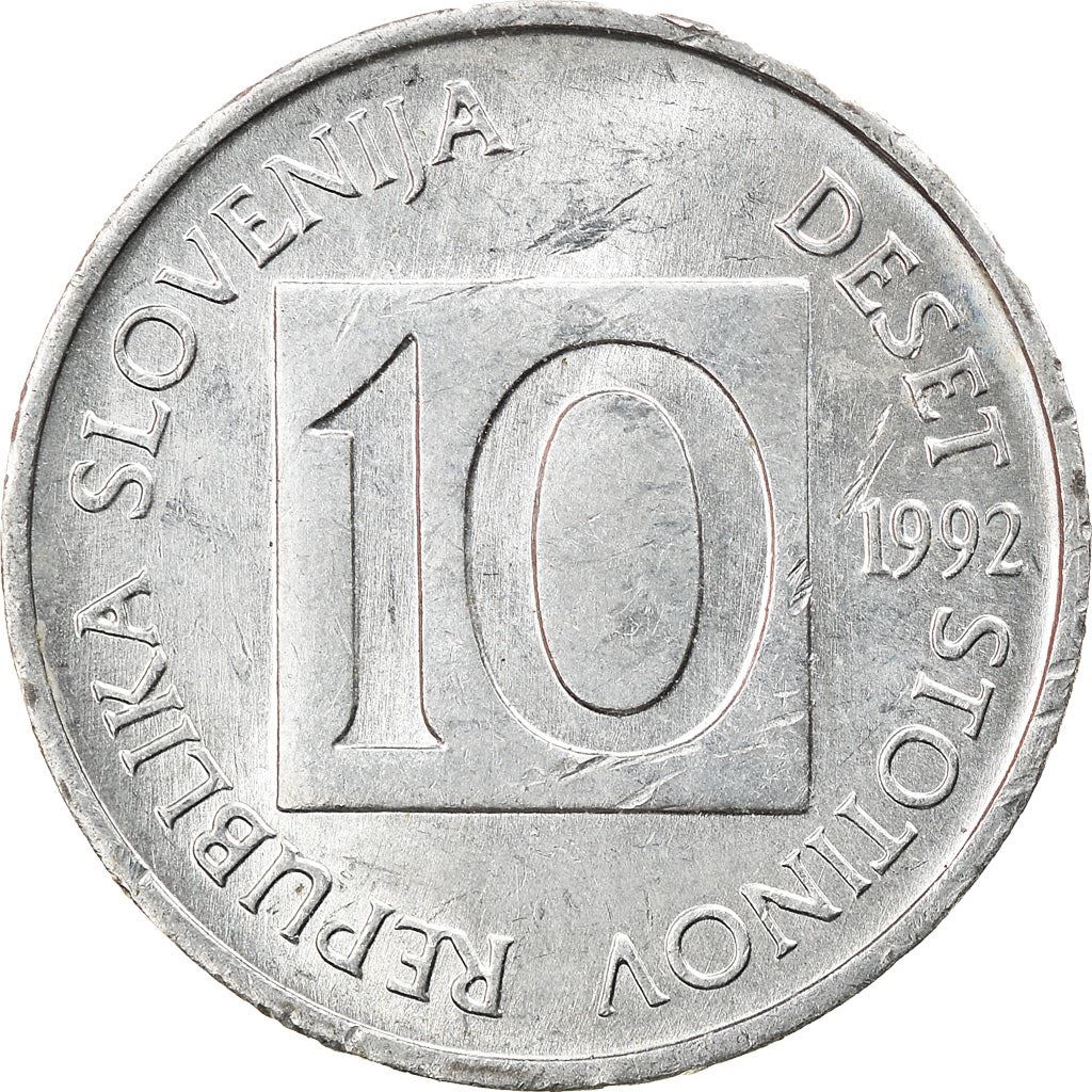 Slovenia 10 Stotinov Coin | Salamander | Olm | KM7 | 1992 - 2006