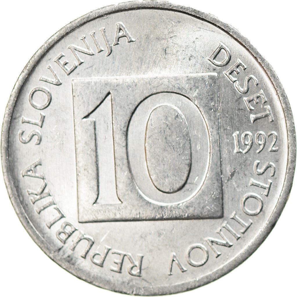 Slovenia 10 Stotinov Coin | Salamander | Olm | KM7 | 1992 - 2006