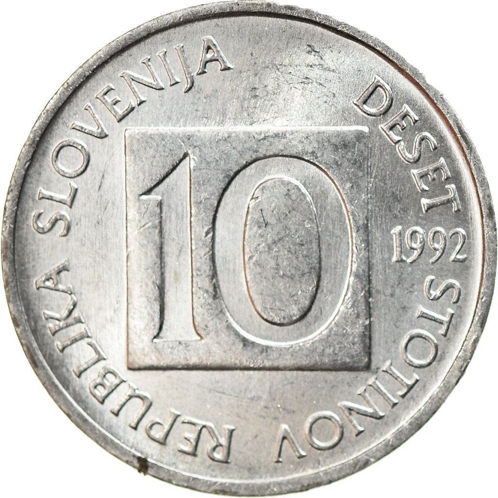 Slovenia 10 Stotinov Coin | Salamander | Olm | KM7 | 1992 - 2006