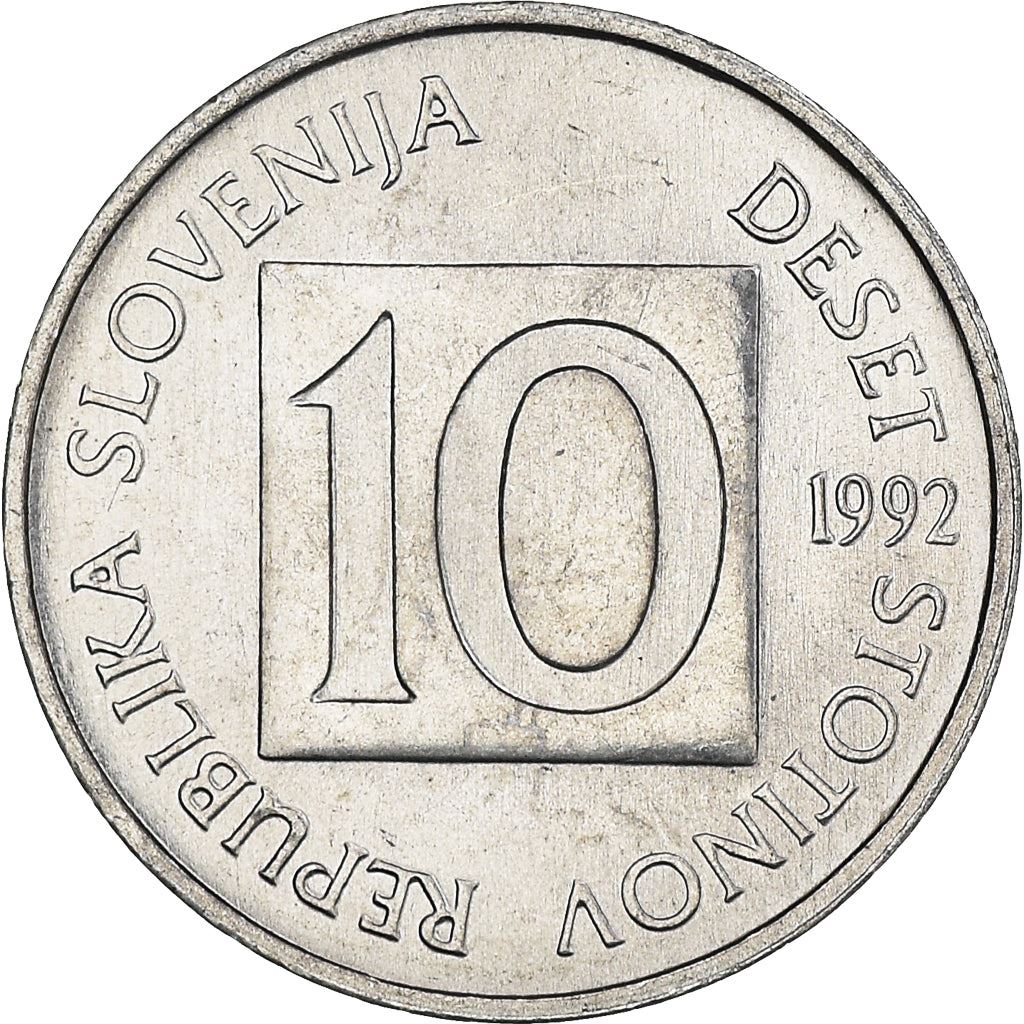 Slovenia 10 Stotinov Coin | Salamander | Olm | KM7 | 1992 - 2006