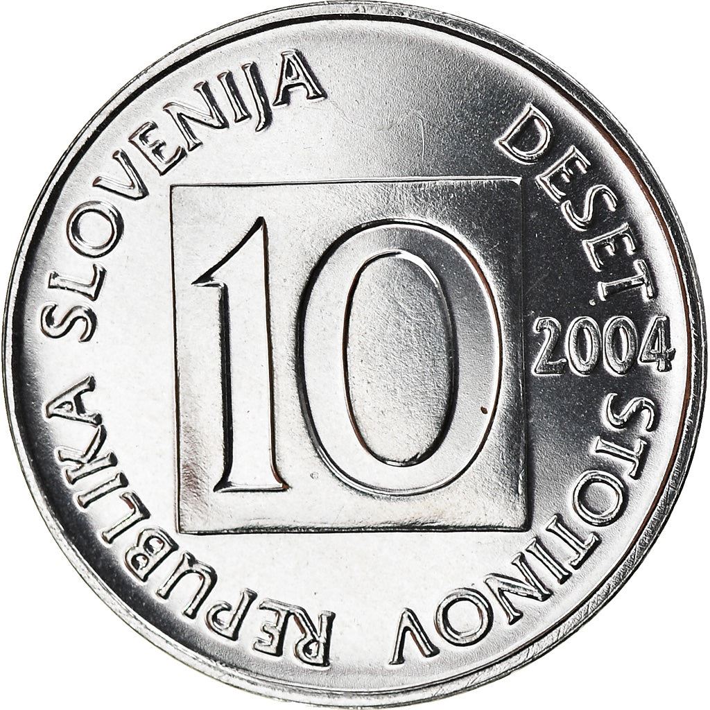 Slovenia 10 Stotinov Coin | Salamander | Olm | KM7 | 1992 - 2006