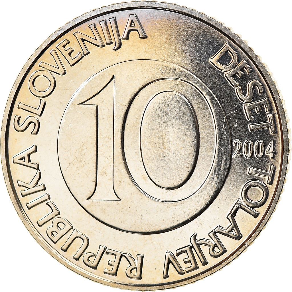 Slovenia 10 Tolarjev Coin | Horse | KM41 | 2000 - 2006