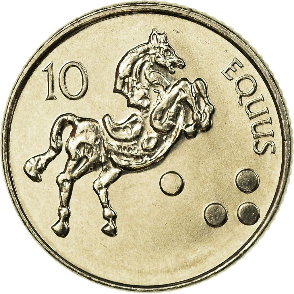 Slovenia 10 Tolarjev Coin | Horse | KM41 | 2000 - 2006