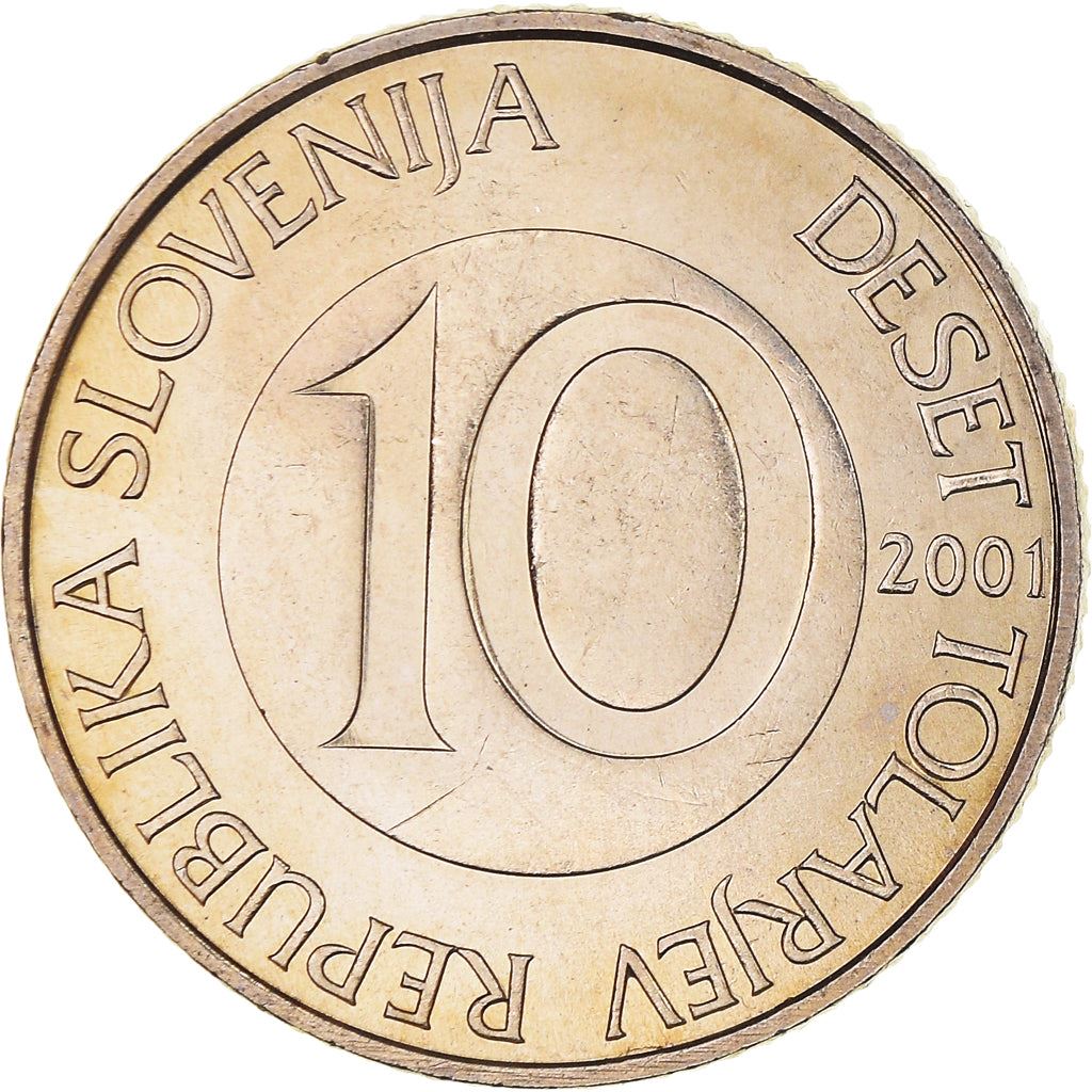 Slovenia 10 Tolarjev Coin | Horse | KM41 | 2000 - 2006