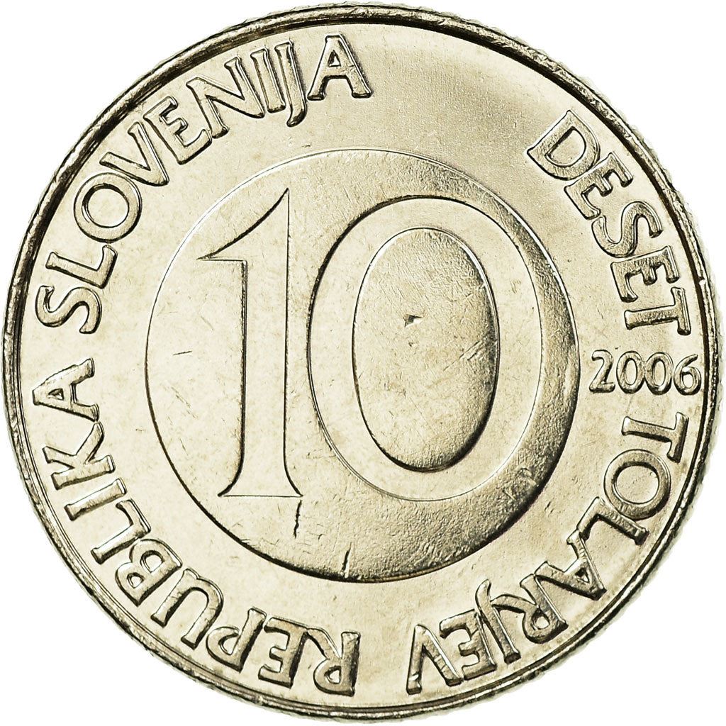 Slovenia 10 Tolarjev Coin | Horse | KM41 | 2000 - 2006