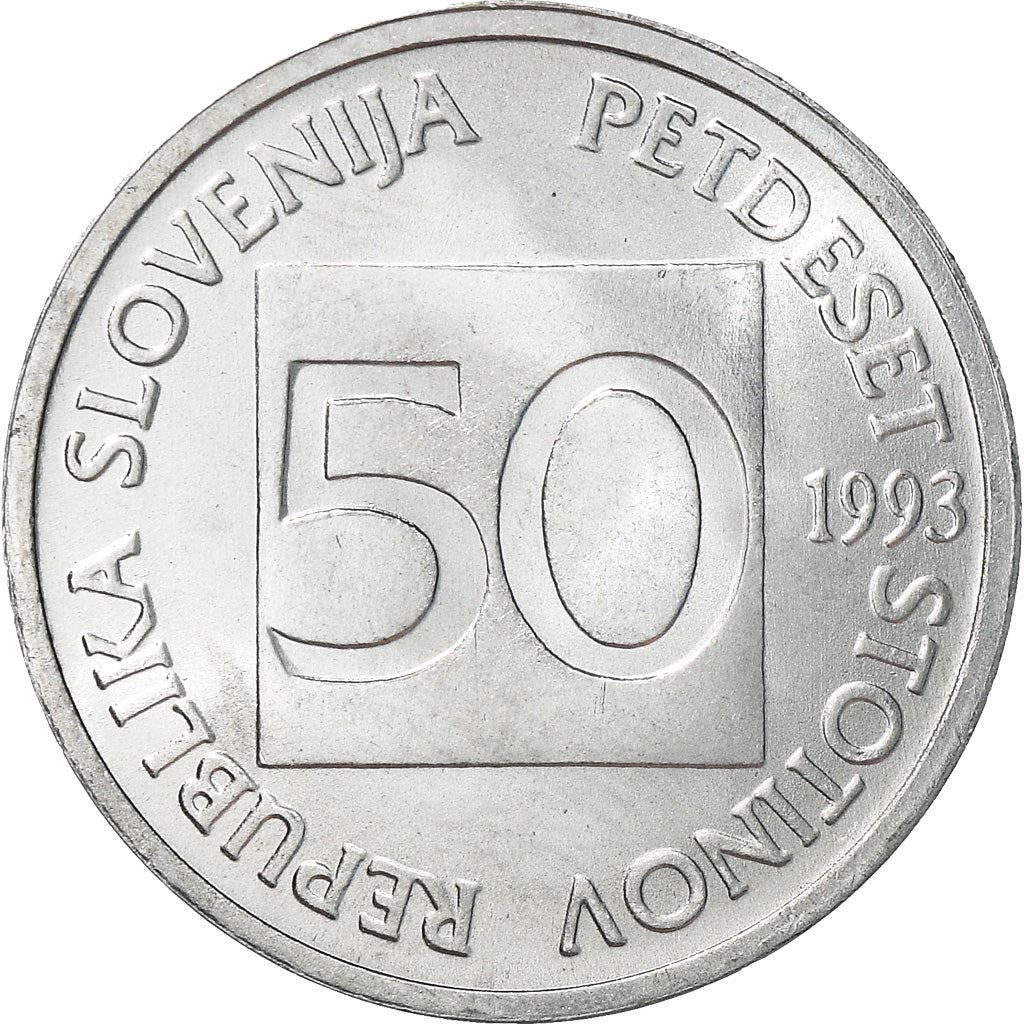 Slovenia 50 Stotinov Coin | Carniolan Honey Bee | KM3 | 1992 - 2006