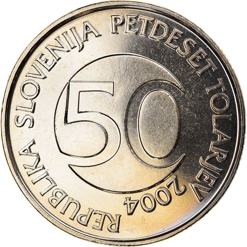 Slovenia 50 Tolarjev Coin | Bull | KM52 | 2003 - 2006