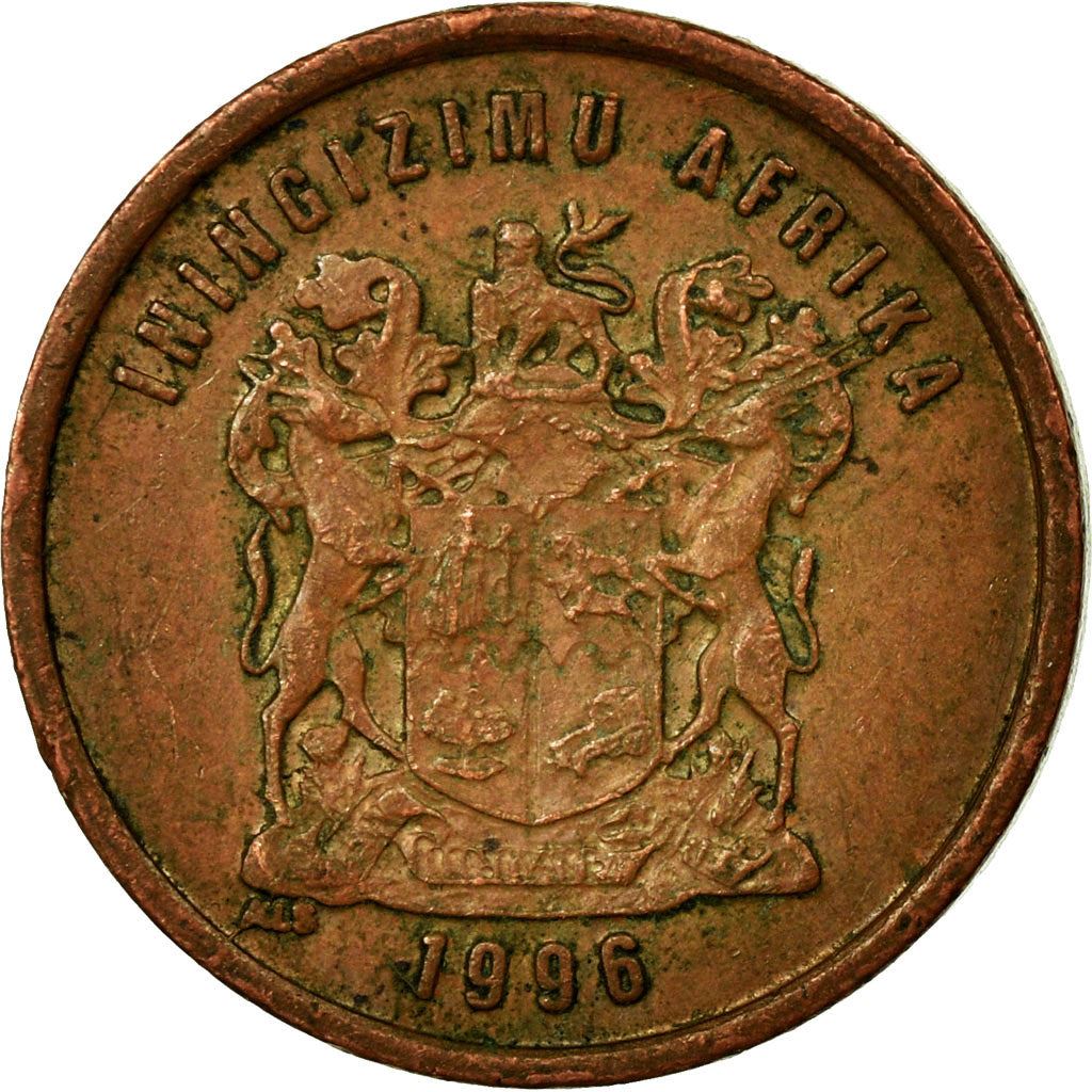 South Africa | 1 Cent Coin | Birds | Sparrows | Km:158 | 1996