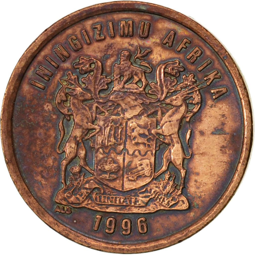 South Africa | 1 Cent Coin | Birds | Sparrows | Km:158 | 1996