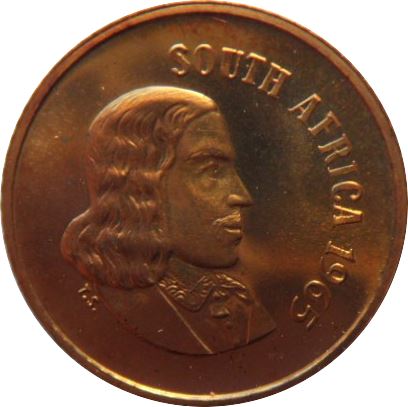 South Africa 1 Cent Coin | English Legend - SOUTH AFRICA | KM65.1 | 1965 - 1969