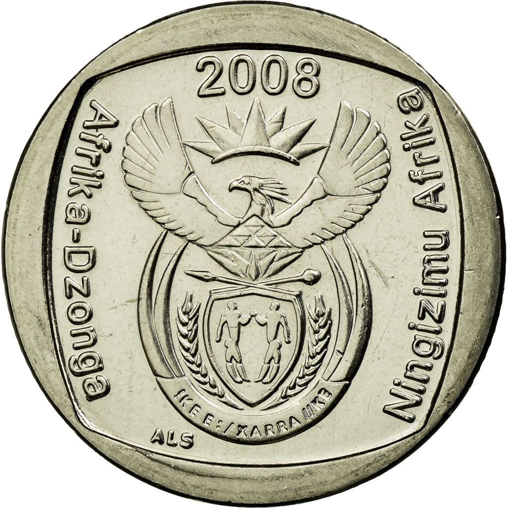 South Africa 1 Rand Afrika-Dzonga - Ningizimu Afrika Coin KM444 2008 - 2020