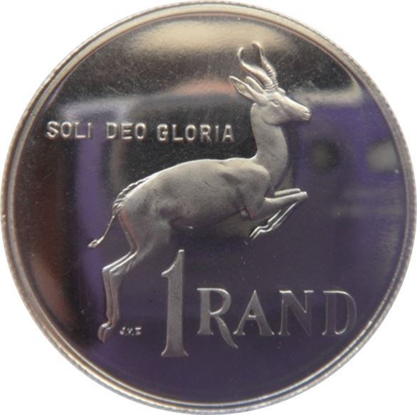 South Africa 1 Rand SUID AFRIKA - SOUTH AFRICA Coin KM88a 1977 - 1989