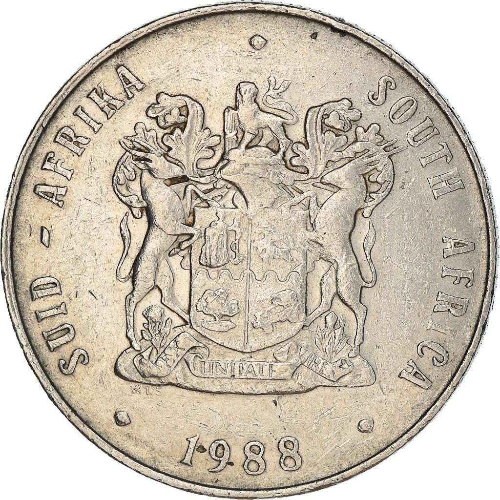 South Africa 1 Rand SUID AFRIKA - SOUTH AFRICA Coin KM88a 1977 - 1989