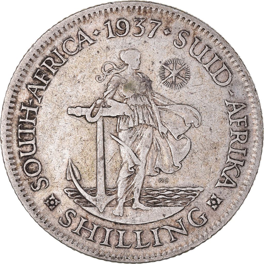 South Africa 1 Shilling Coin | George VI | KM28 | 1937 - 1947