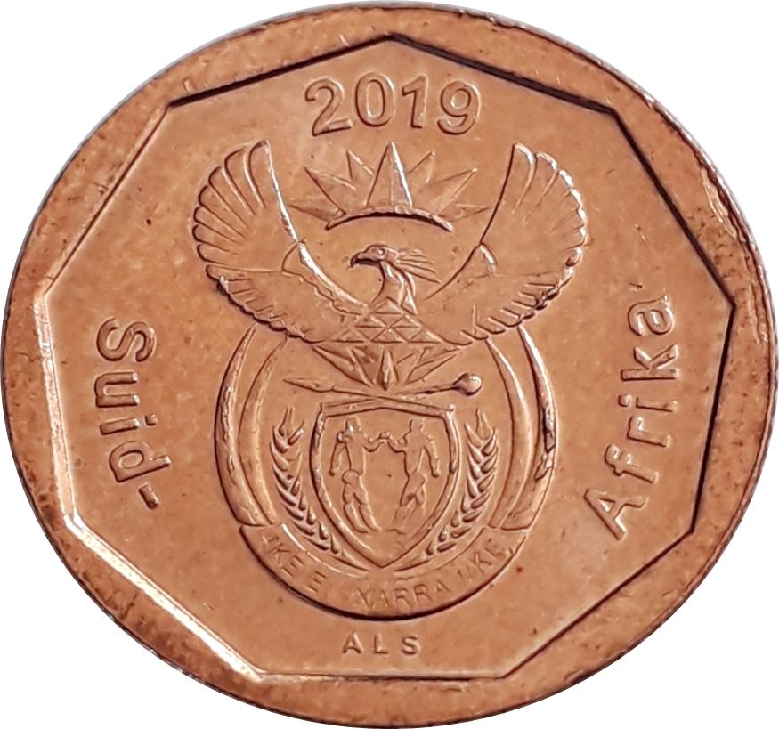 South Africa 10 Cents Afrikaans Legend - Suid-Afrika Coin KMUC29 2019