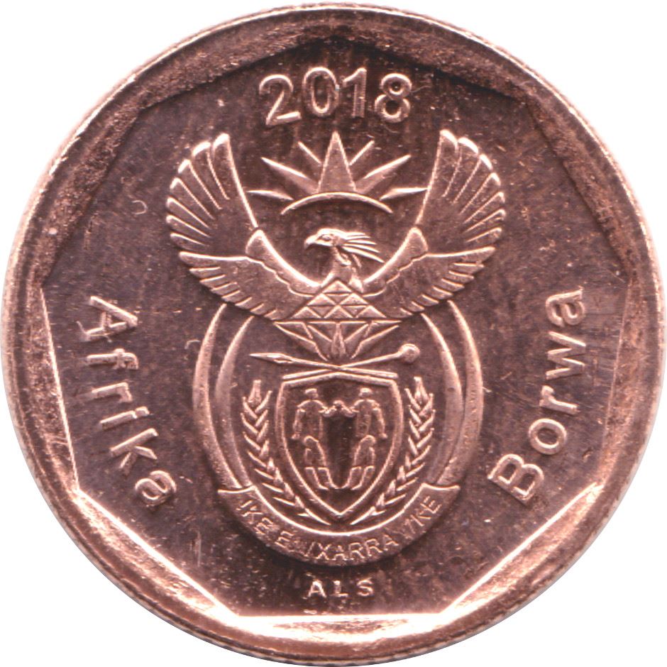 South Africa 10 Cents Sepedi/Sesotho Legend - Afrika Borwa Coin KMUC28 2018