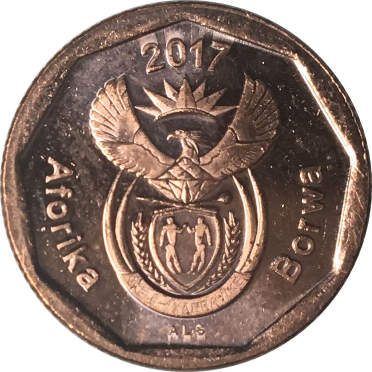 South Africa 10 Cents Tswana Legend - Aforika Borwa Coin KMUC24 2017