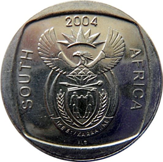 South Africa 2 Rand Coin | 10 Years Freedom | KM334 | 2004