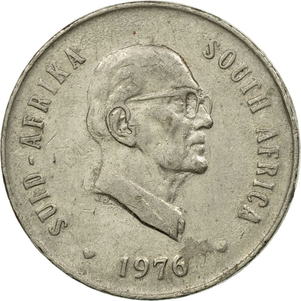 South Africa | 20 Cents Coin | Jacobus J. Fouche | KM95 | 1976