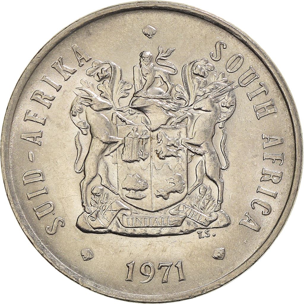 South Africa 20 Cents SUID-AFRIKA - SOUTH AFRICA Coin KM86 1970 - 1990