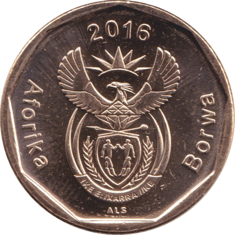 South Africa 20 Cents Tswana Legend - Aforika Borwa Coin KM327 2003 - 2016